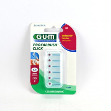 Gum Proxabrush Click maināmie uzgaļi 6gb, izmērs: 622 ISO4 Cylindrical 1.4 mm