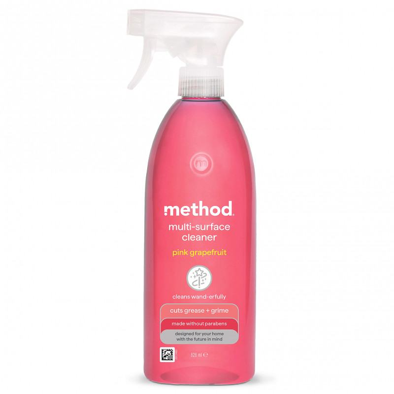 Method Multi Purpose Cleaner uzkopšanas līdzeklis Pink Grapefruit 828ml (Beļģija)