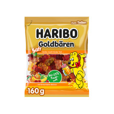 Haribo želejveida konfektes Saft Goldbaren 160g