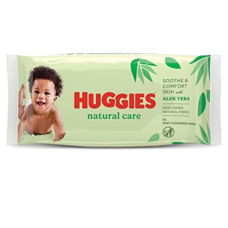 Huggies mitrās salvetes New Natural Care 56gb