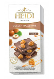 HEIDI šokolāde Grand'Or Milk Golden Hazelnuts 100g EXP 14/11/2024