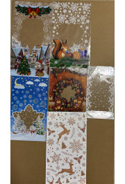 Dāvanu maisiņš caurspīdīgs dažādi veidi