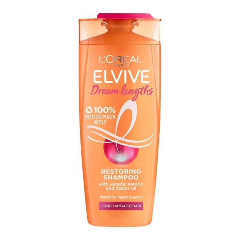L’Oréal Paris Elvive šampūns Dream Lengths ar keratīnu bojātiem matiem 250ml 