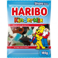 Haribo želejveida konfektes Kindermix 185g