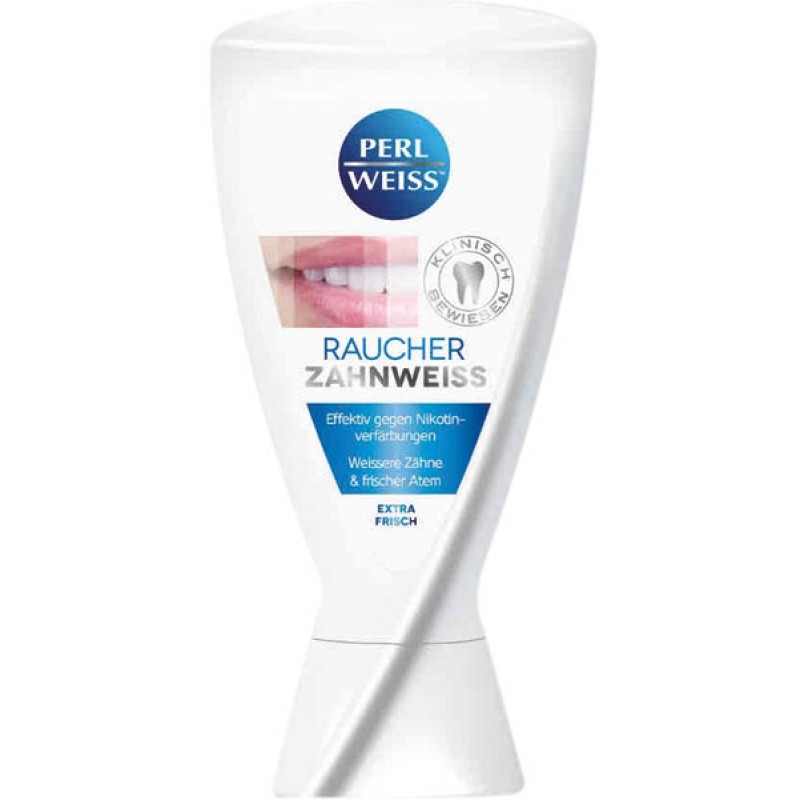 Perlweiss zobupasta smēķētājiem ar balinošu efektu Rauch.Zahnw eiss 50ml