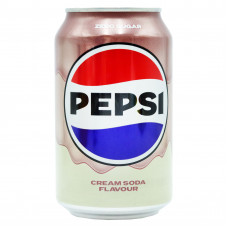 Pepsi gāzēts dzēriens Cream soda zero 330ml