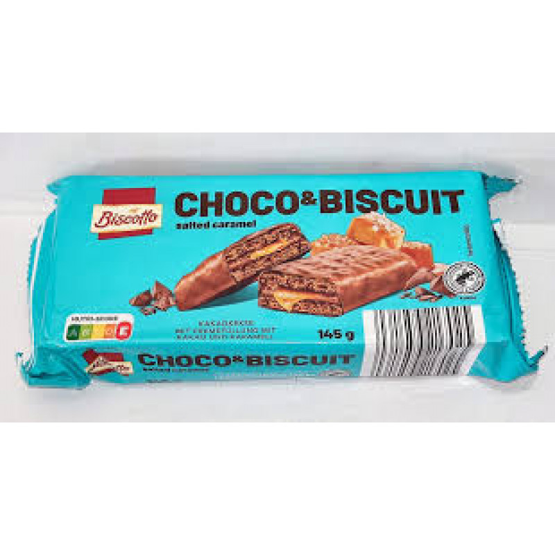 Cepumi Choco caramel 145gr Biscotto/Nīderlande