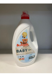 Dr.Frank šķidrais veļas mazgāšanas līdzeklis Baby 4.4L 80 mazg. reizēm