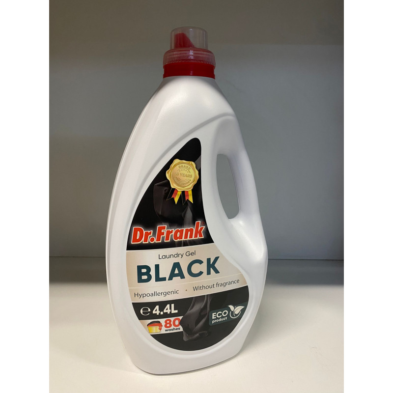 Dr.Frank šķidrais veļas mazgāšanas līdzeklis Perfect Black 4.4L 80 mazg. reizēm