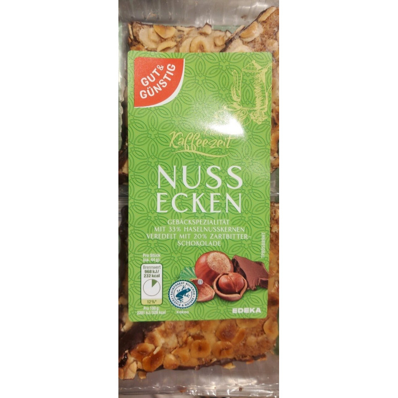 Cepumi Nussecken 175gr G%G/Vācija