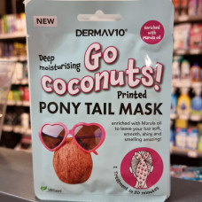 Derma V10 Printed Go Kokosriekstu Pony Tail maska 1 iepak.