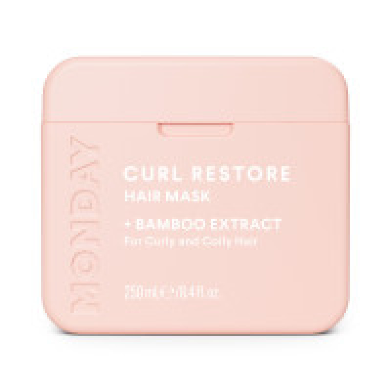 Monday Curl Restore + Bamboo Extract matu maska cirtainiem un sprogainiem matiem 250ml