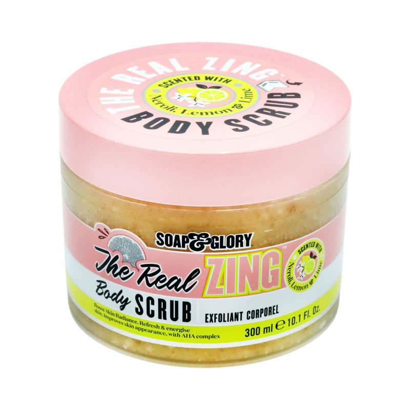 SOAP & GLORY BODY SCRUB REAL ZING LEMON & LIME 