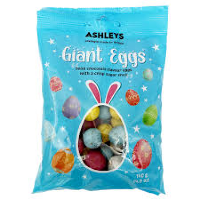 Šokolāde Giant Eggs 140gr Ashleys/UK