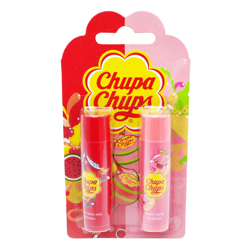 CHUPA CHUPS LIP BALM WATERMELON & PEACH(D) 12/26 