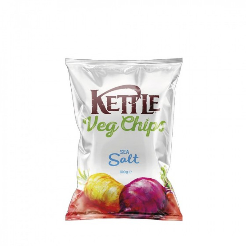 Kettle Sea Salt dārzeņu čipsi ar Jūras sāli 100g