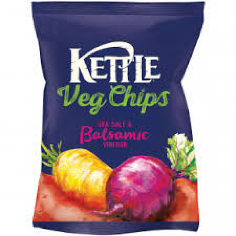 Kettle Sea Salt &Balsamic Vinegar dārzeņu čipsi 100g