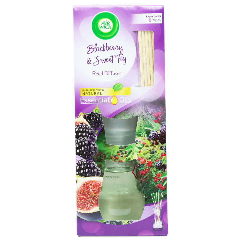 Airwick aromātiskais niedru difuzors Purple Blackberry Fig 42ml