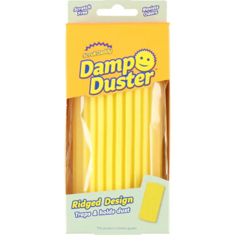Scrub Daddy Damp Duster Yellow putekļu savākšanas sūklis