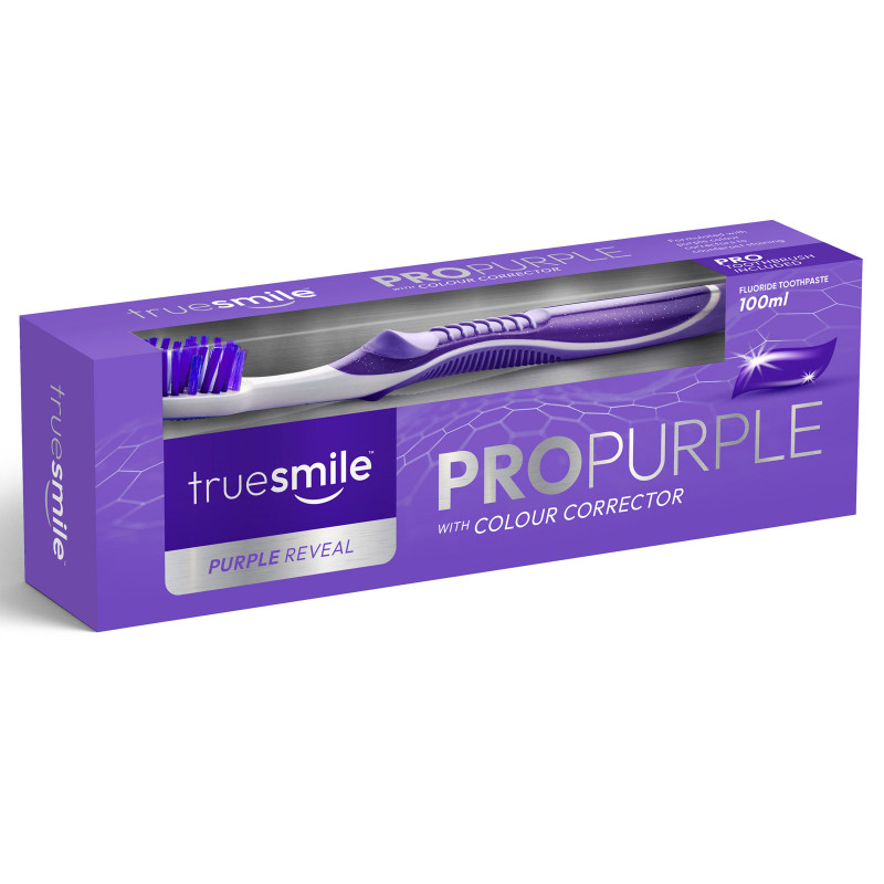 Truesmile zobu pasta Purple 75ml + zobu birste