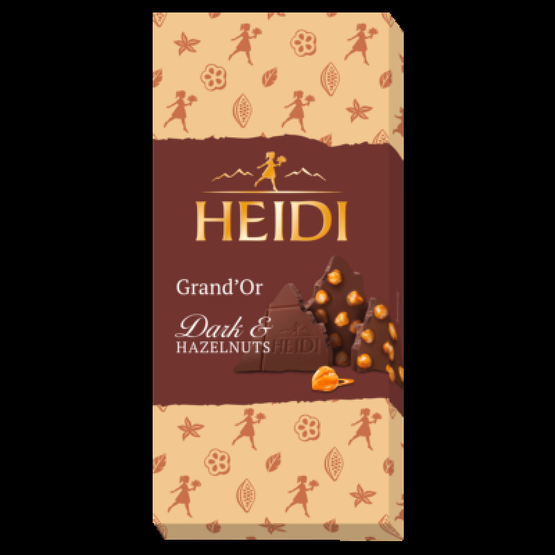 HEIDI šokolāde Grand'Or Dark & Hazelnuts 100g 