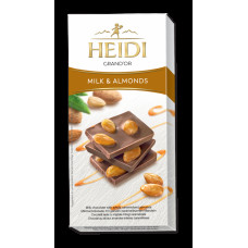 HEIDI šokolāde Grand'Or Milk Almonds 100g