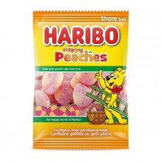 Haribo želejveida konfektes Happy Peaches 185g