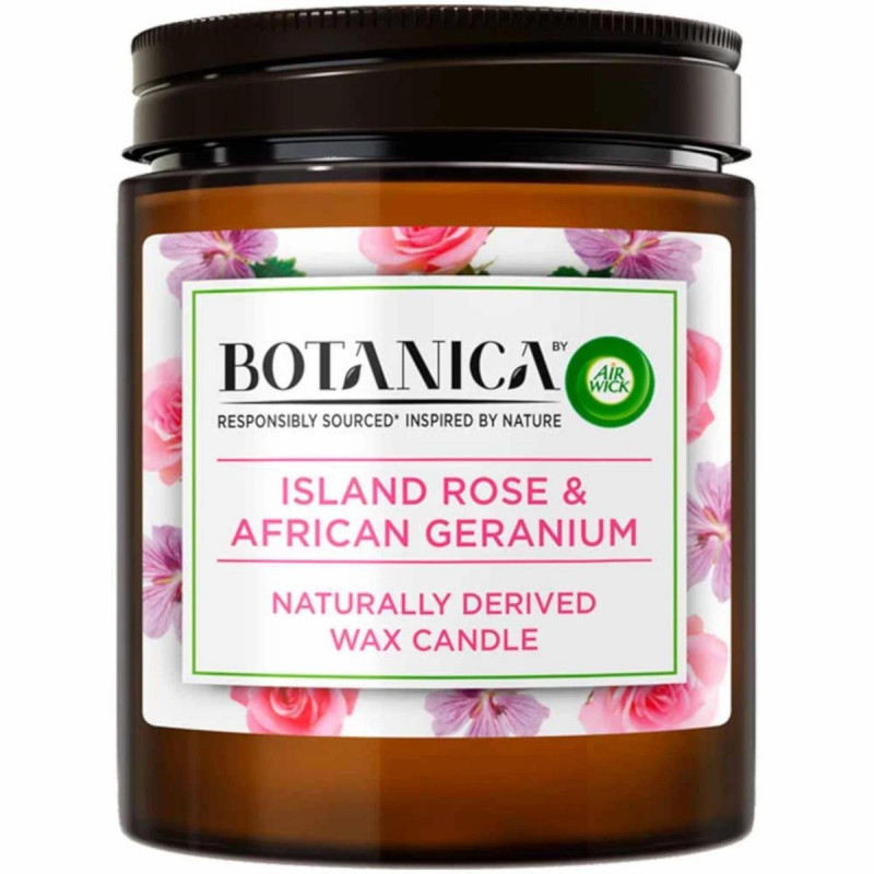 Airwick Botanica svece Islandes roze un Āfrikas ģerānija, 250g