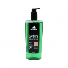 Adidas dušas želeja 3in1 Active Start ar dozatoru 600ml