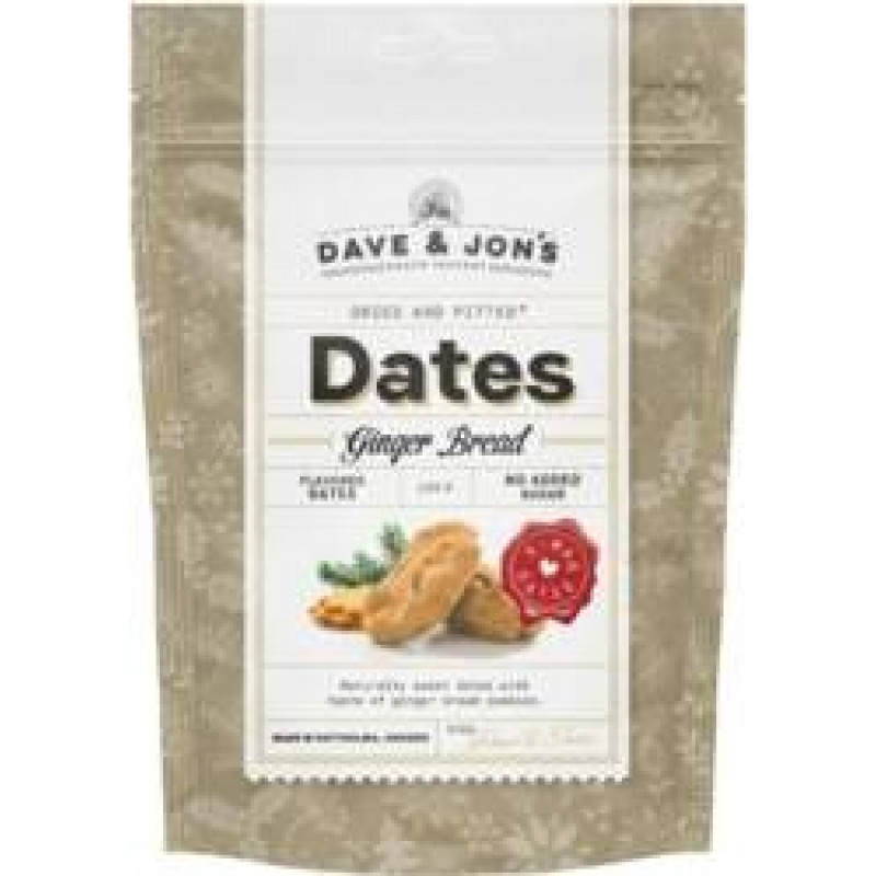 Dave & Jon's dateles ar garšu GingerBread 125g