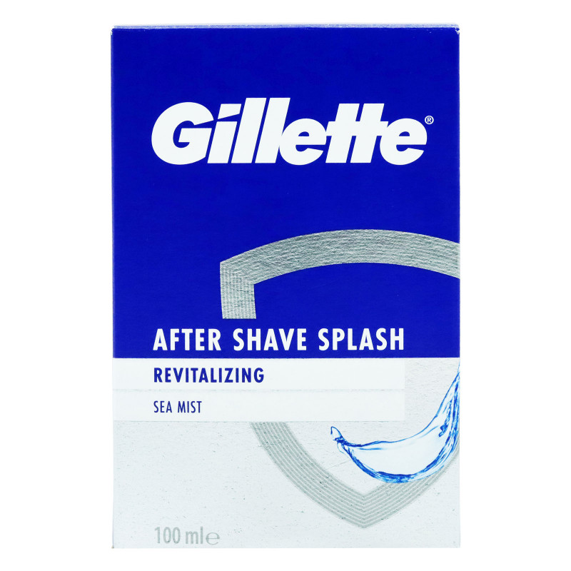 GILLETTE AFTER SHAVE BOXED REVITALIZE SEA MIST (C)