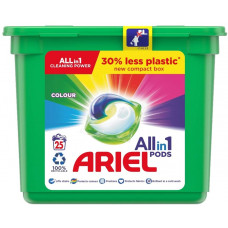 Ariel veļas mazgāšanas kapsulas 3in1 color 25gb