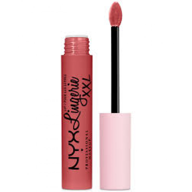 NYX PROFESSIONAL MAKEUP Lip Lingerie XXL Matte Liquid Lipstick - Xxpose Me (Peach Pink) LXXL03