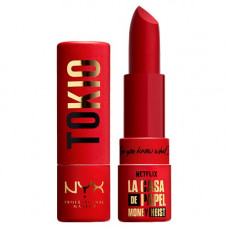 NYX Lipstick La Casa De Papel Tokio Rebel Red 1.  4g