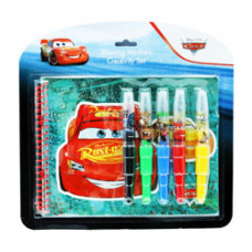 CARS NOTEPAD AND BLOWING MARKERS(C)               