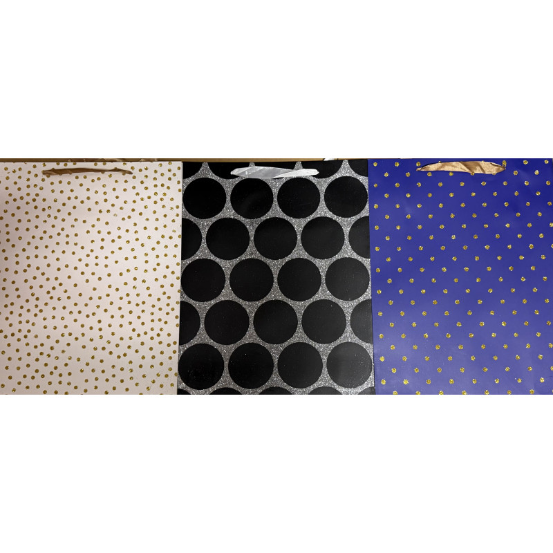 Dāvanu maisiņš Punktiņi 23x18x10cm 