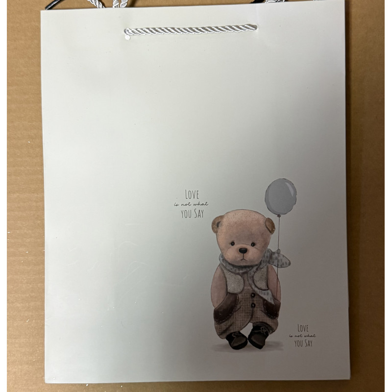 Dāvanu maisiņš Lācis 32x26cm 