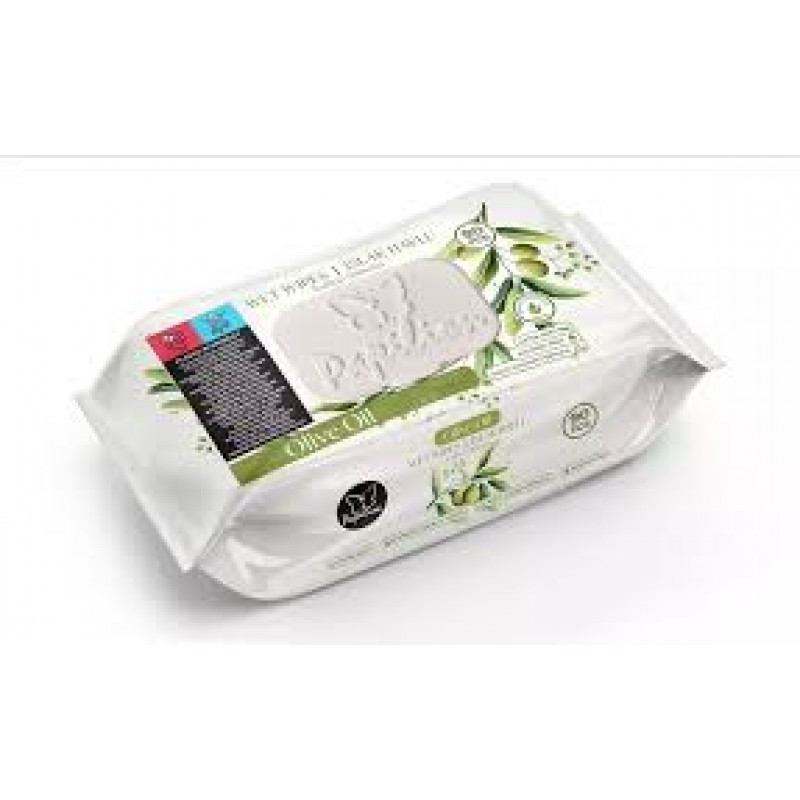 Papilion mitrās salvetes Olive 90gb.