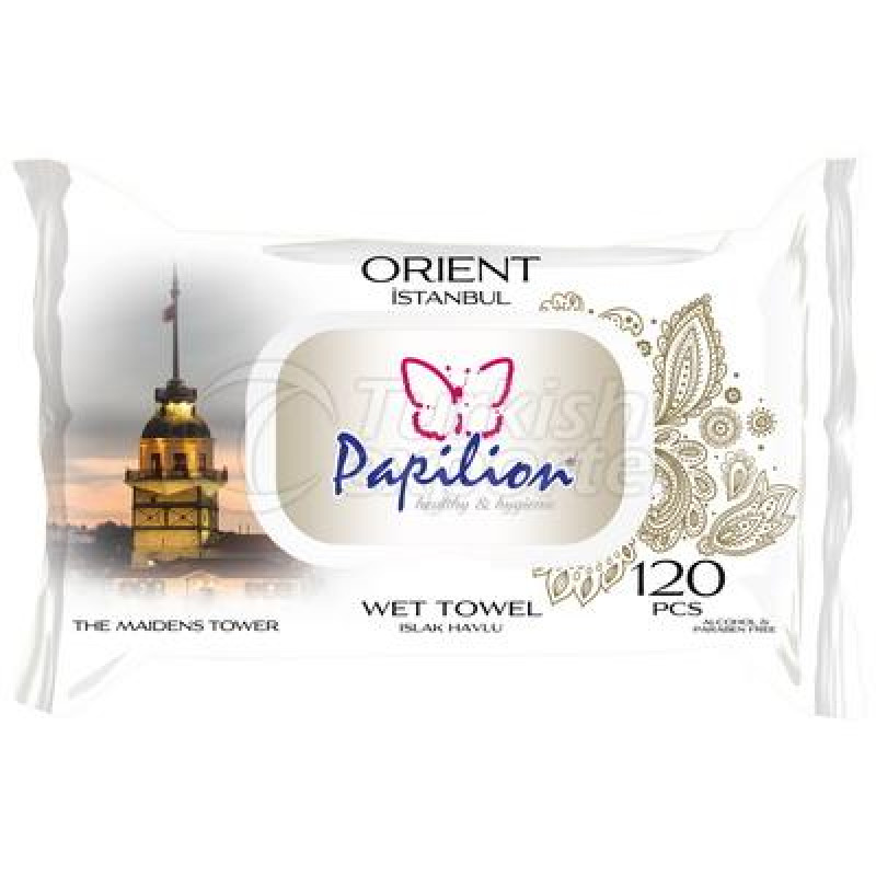 Mitrās salvetes ķermenim 120gab