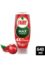 Fairy šķidrais trauku mazgāšanas līdzeklis Max Power Pomegranate 640ml