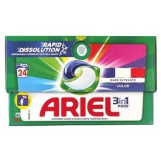 Ariel kapsulas veļas mazgāšanai krāsainām drēbem 3in1 24gb