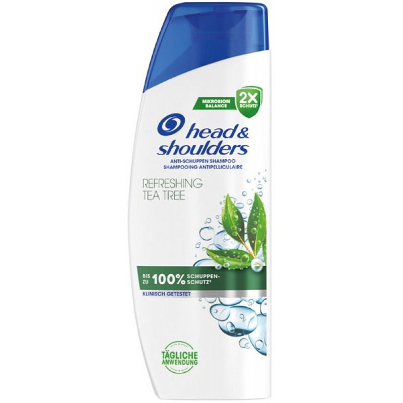 Head&Shoulders Shampoo 300ml Refreshing Tea Tree 
