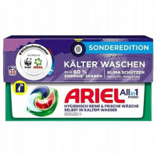 Ariel kapsulas veļas mazgāšanai krāsainām drēbem Kalter Waschen 33gb. 