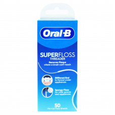 Oral B zobu diegs Super Floss Threader 50gb