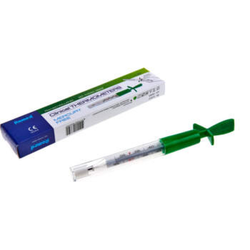 Termometrs bez dzīvsudraba romed, plastmasas ietvarā, N1