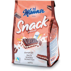 Vafeles Snack minis ar piena šokolādes krēmu 300g
