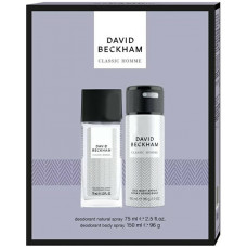 David Beckham dāvanu komplekts Bodyspray & DNS Classic Homme 75ml & 150ml