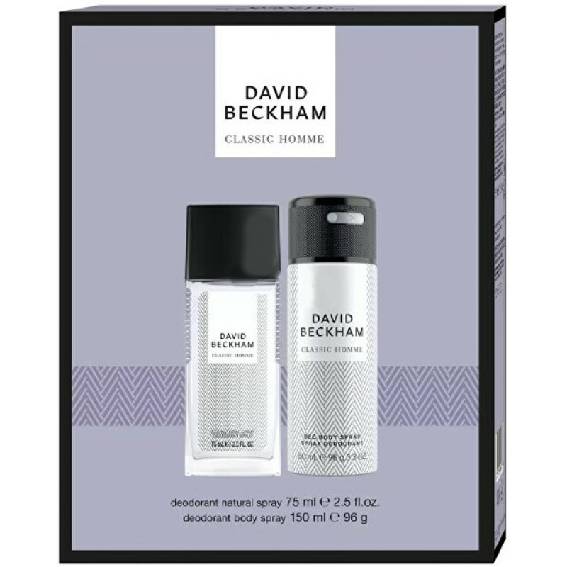 David Beckham dāvanu komplekts Bodyspray & DNS Classic Homme 75ml & 150ml