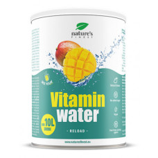 Nature's finest VITAMIN WATER - RELOAD. B grupas vitamīnu, magnija un kalcija pulveris ar ananāsiem, dzēriena pagatavošanai. 200g