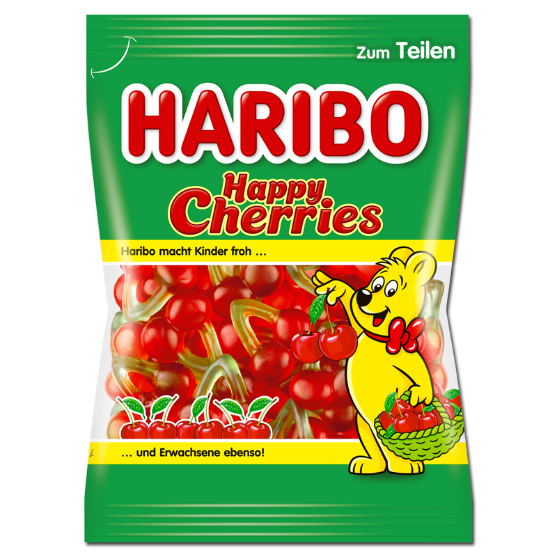 Haribo želejveida konfektes Cheeries 175g